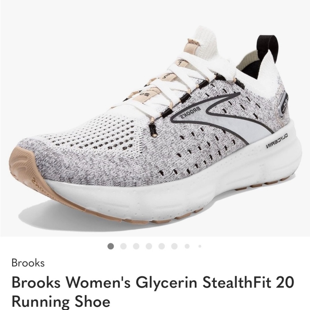 Brooks Women's Glycerin StealthFit 20 - White and grey